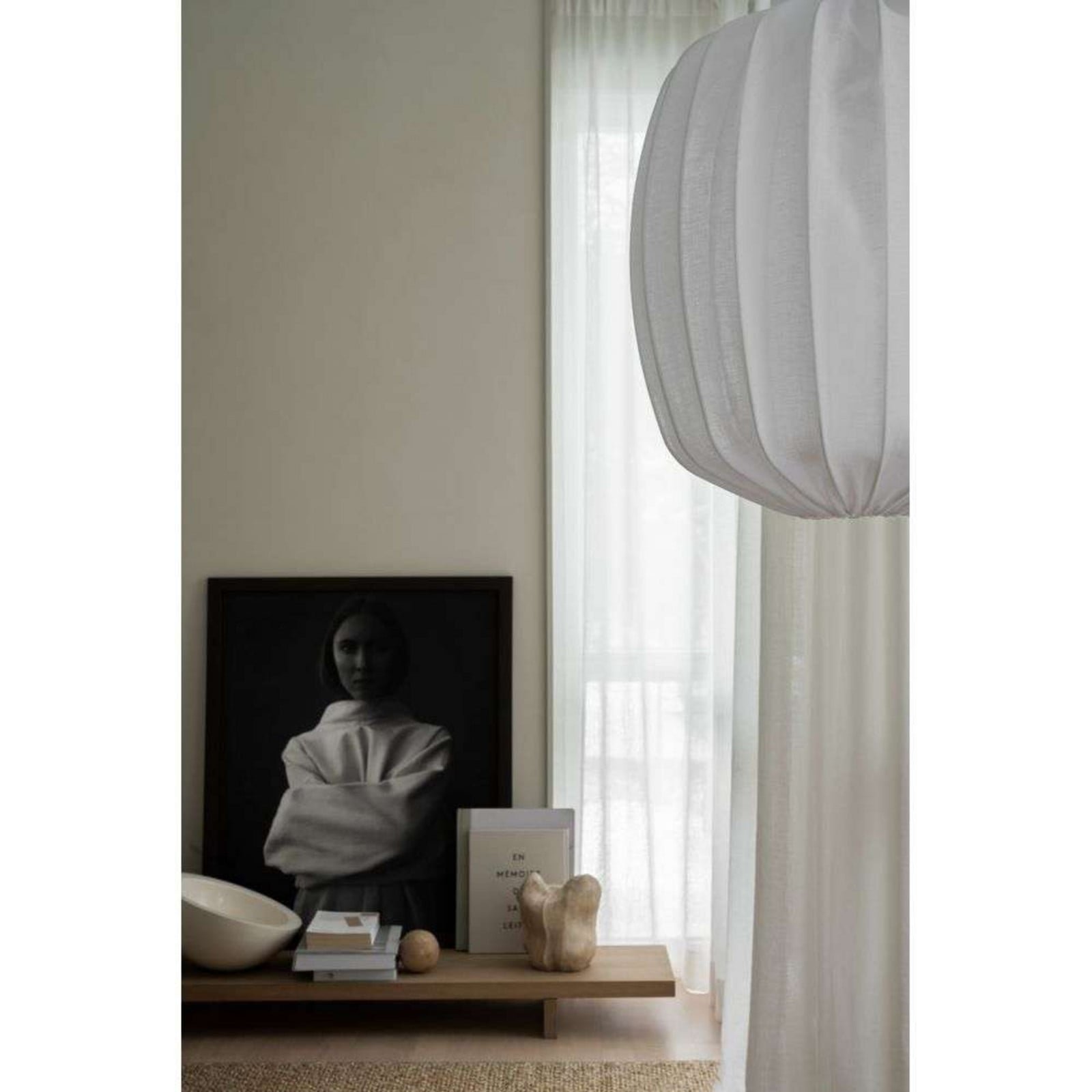 Prisma 45 -varjostin Linen White