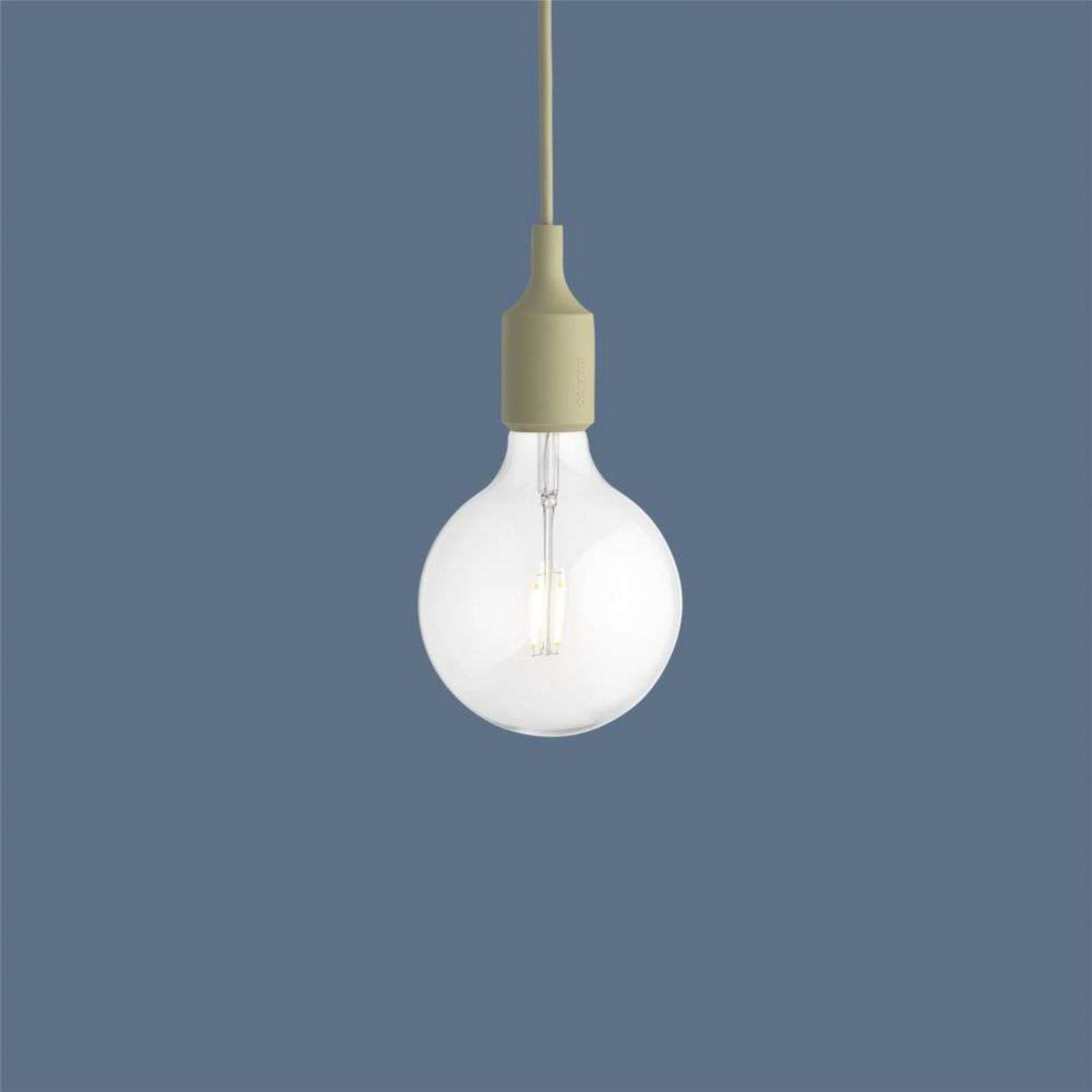E27 Riippuvalaisin Beige/Green