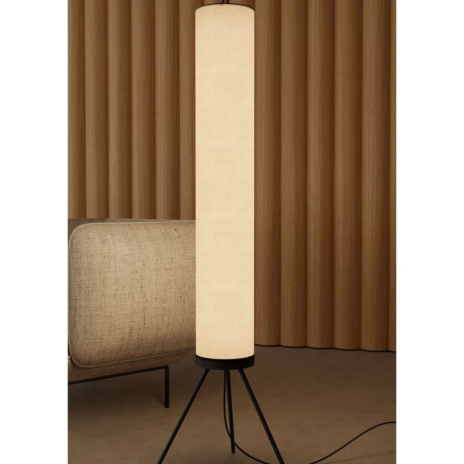 Nooi Lattiavalaisin Cream/Matt Black