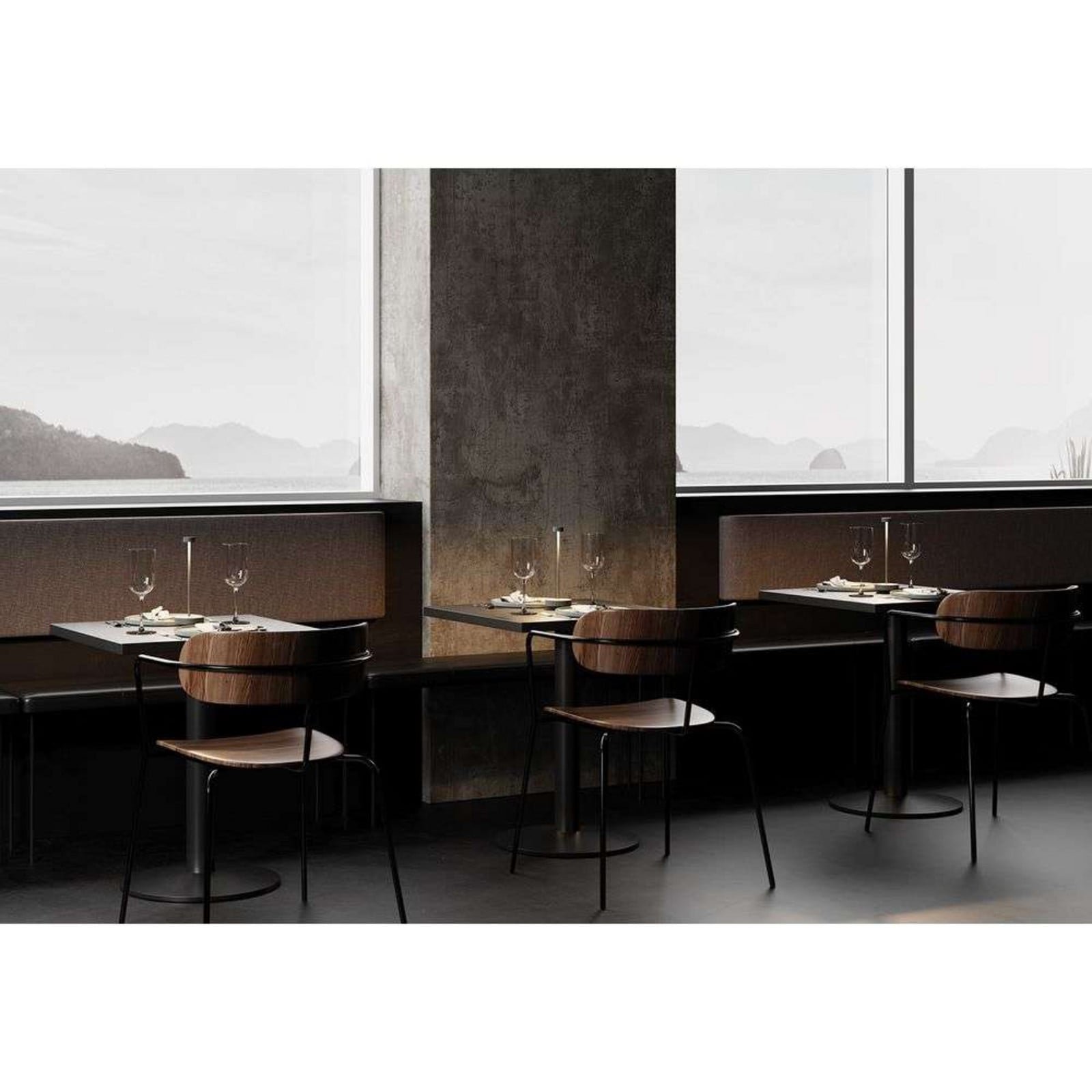 Turas LED Portable Pöytävalaisin Silk Gray