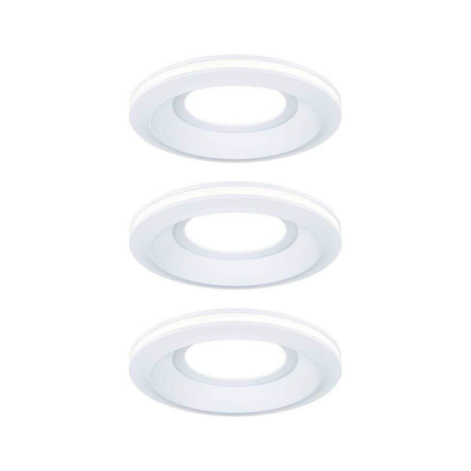 Sormus LED-uppovalaisin valkoinen Ø 10 cm IP65 3 kpl