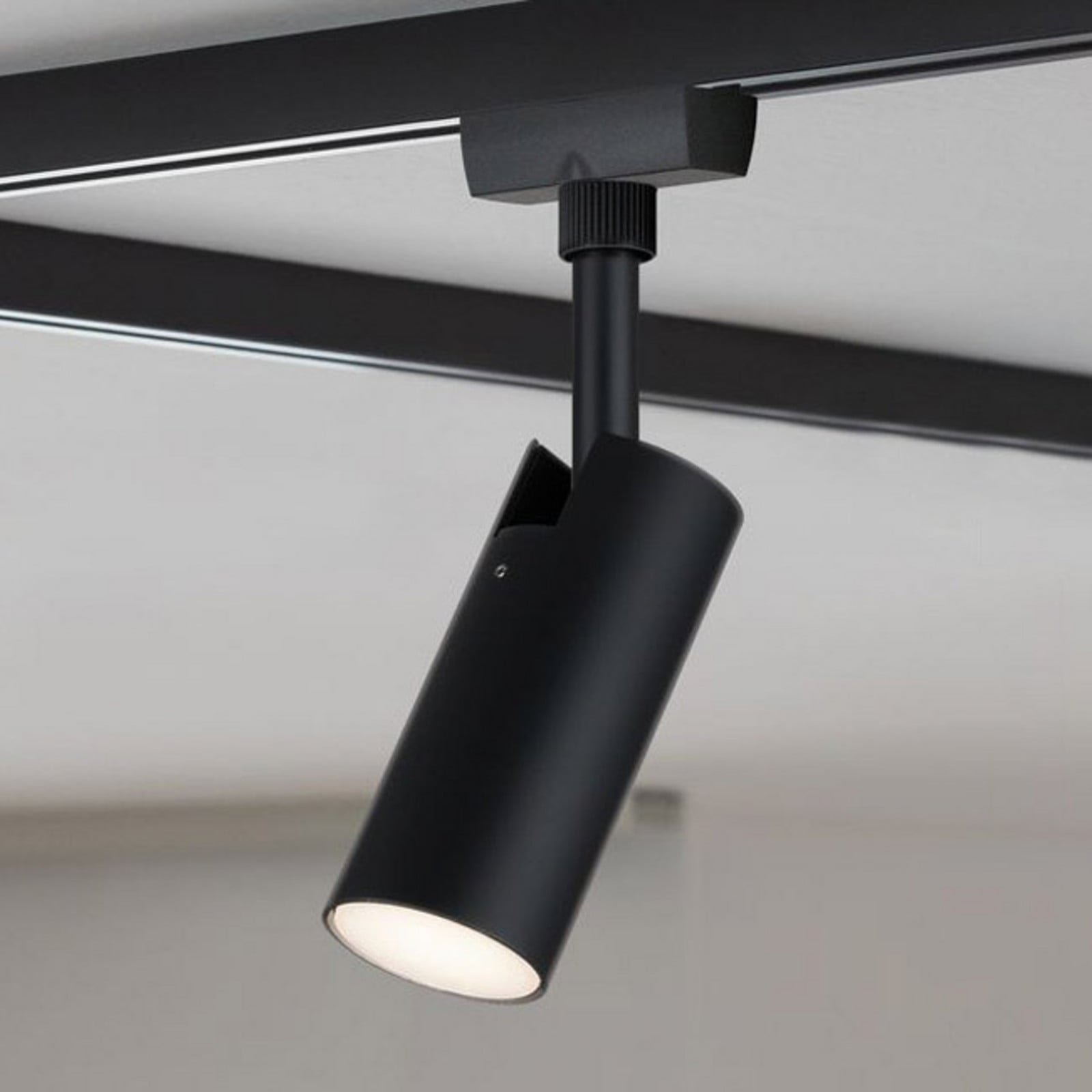 URail Tubo LED-spotti musta 3000 K