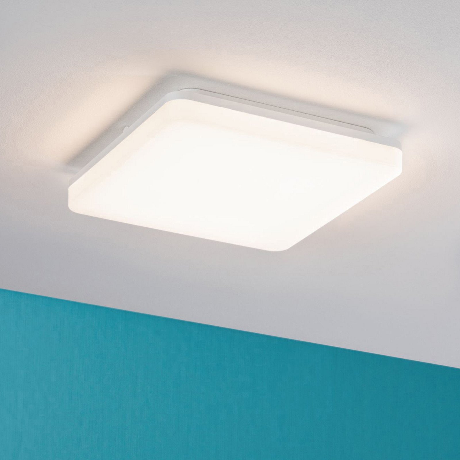 Cela LED-paneeli, 28x28 cm IP44, valkoinen