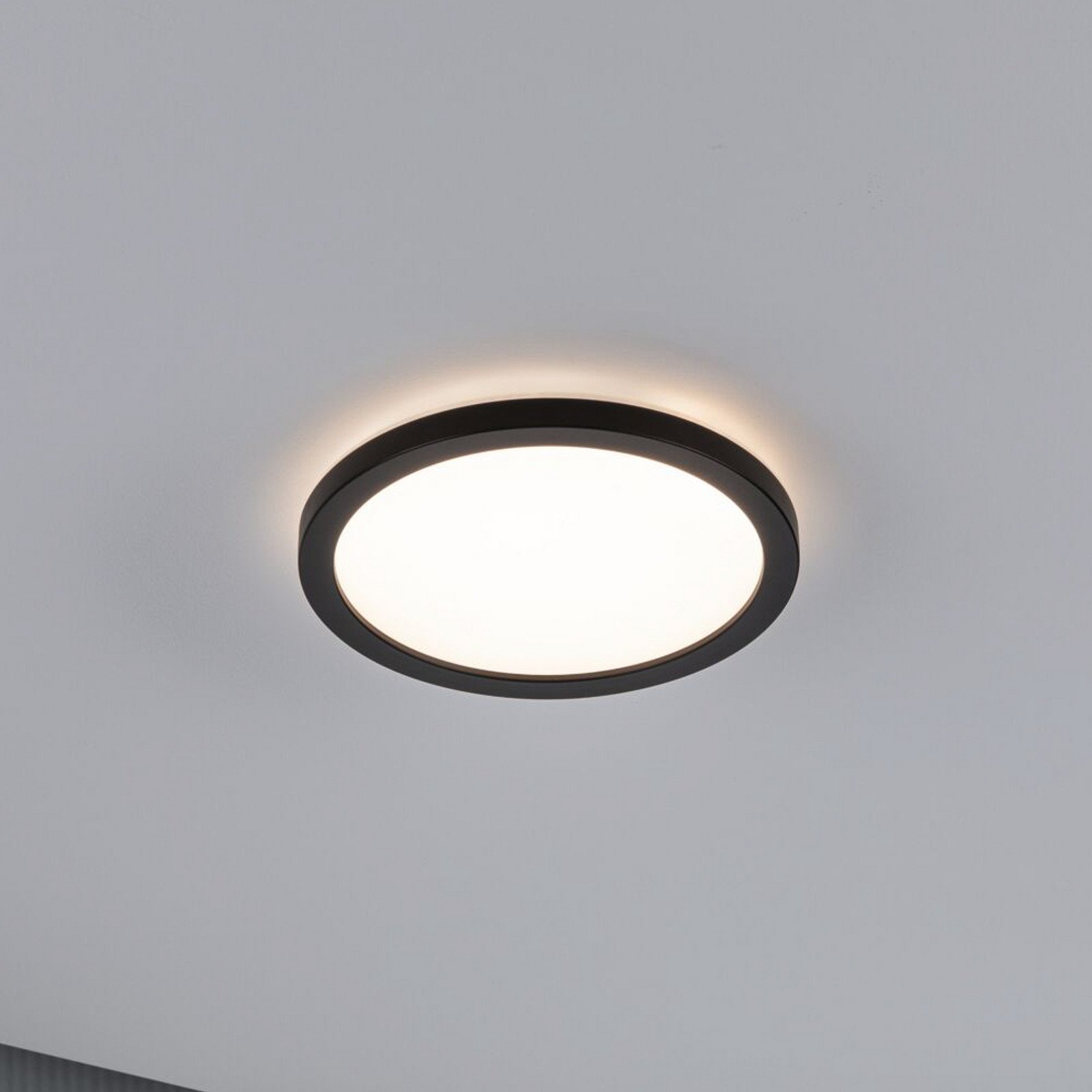 Atria Shine LED Kattovalaisin Ø19 Black