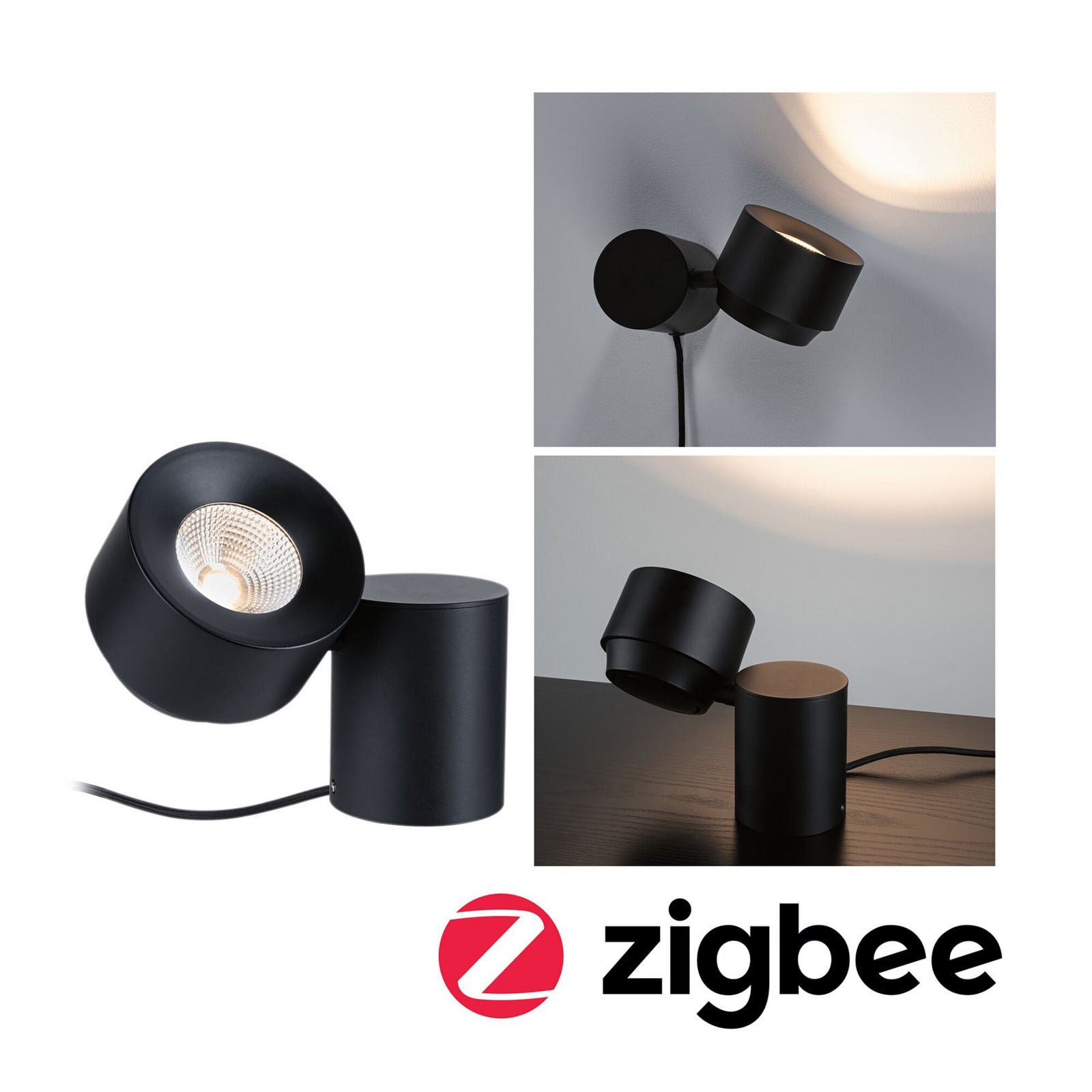 Puric Pane Pöytävalaisin S Zigbee Dim. Musta
