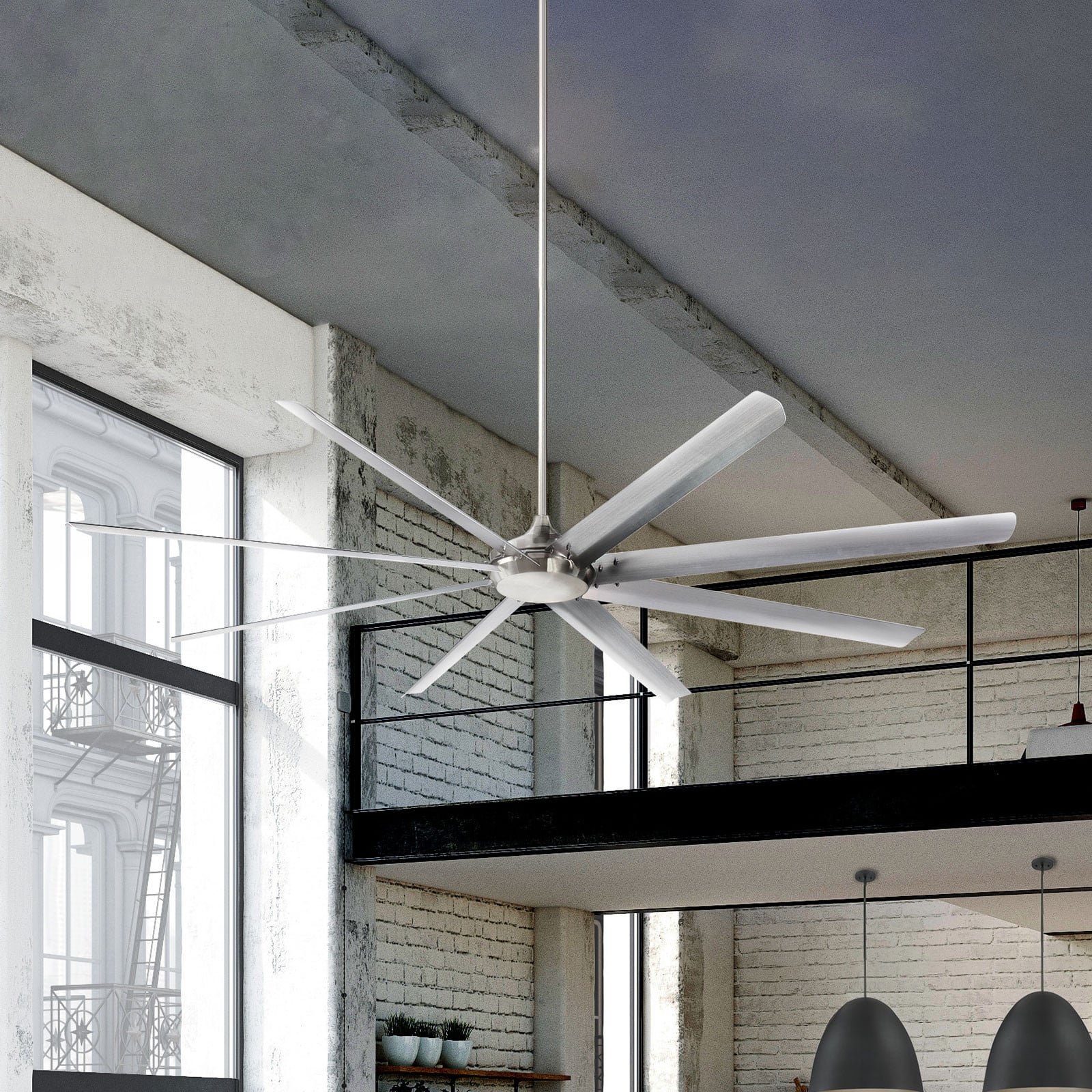 Widespan-kattotuuletin, nikkeli – Westinghouse