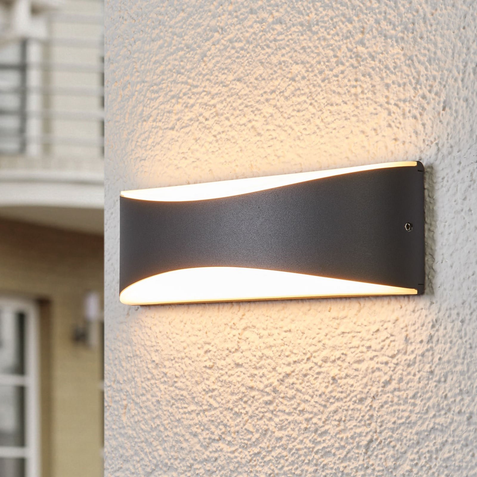 Akira LED Ulko Seinävalaisin Anthracite