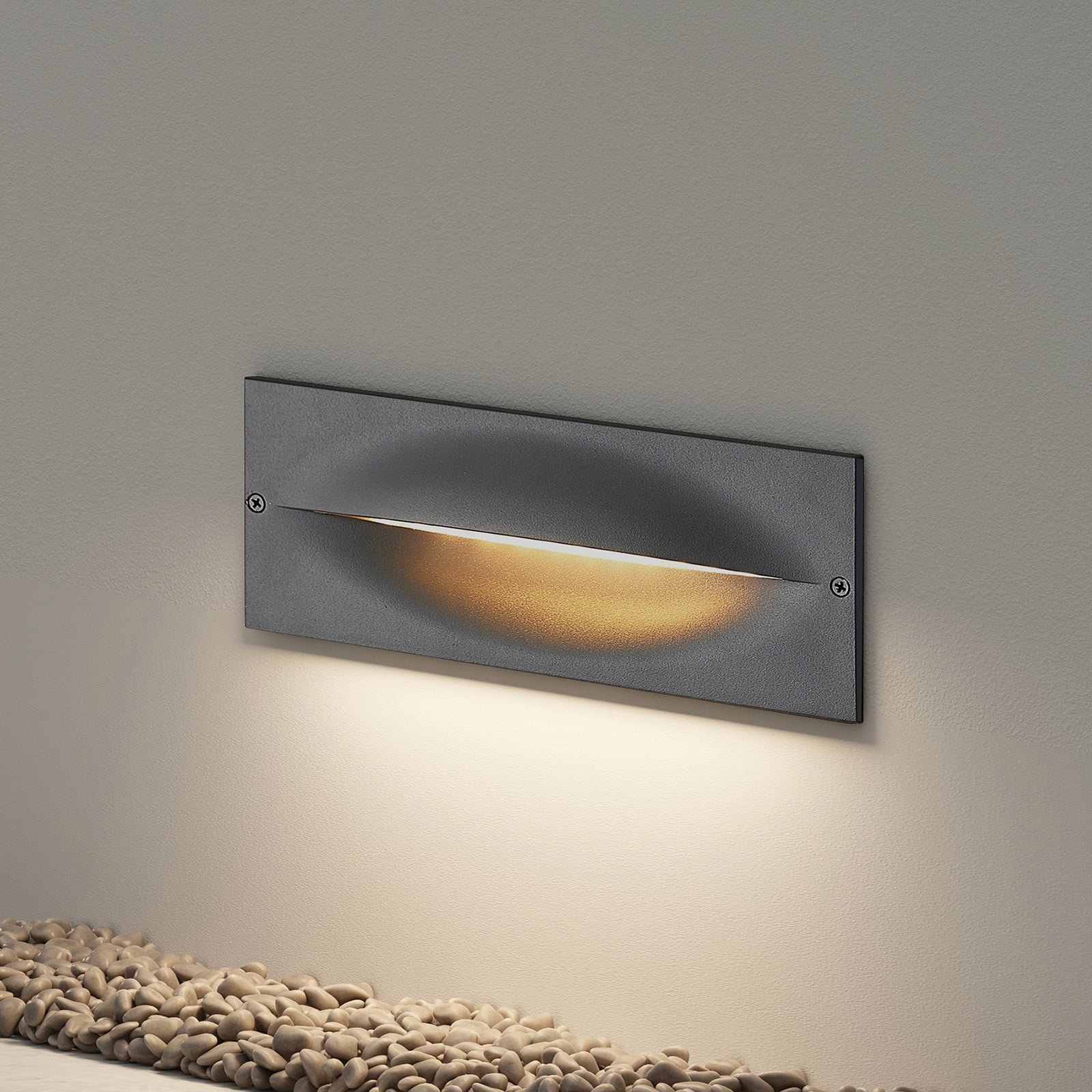 Zandro LED Indbygningsvæglampe Anthracite