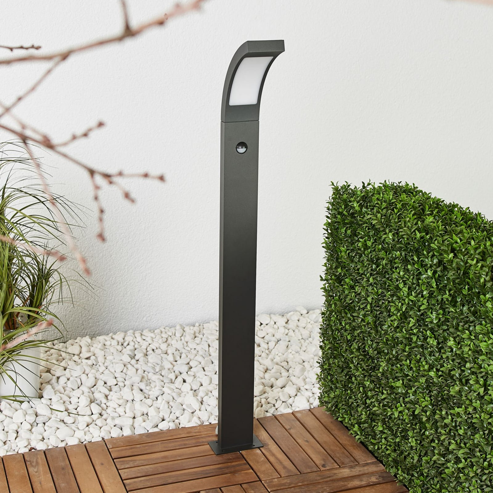 Juvia LED Puutarhavalaisin H100 w/Sensor Graphite