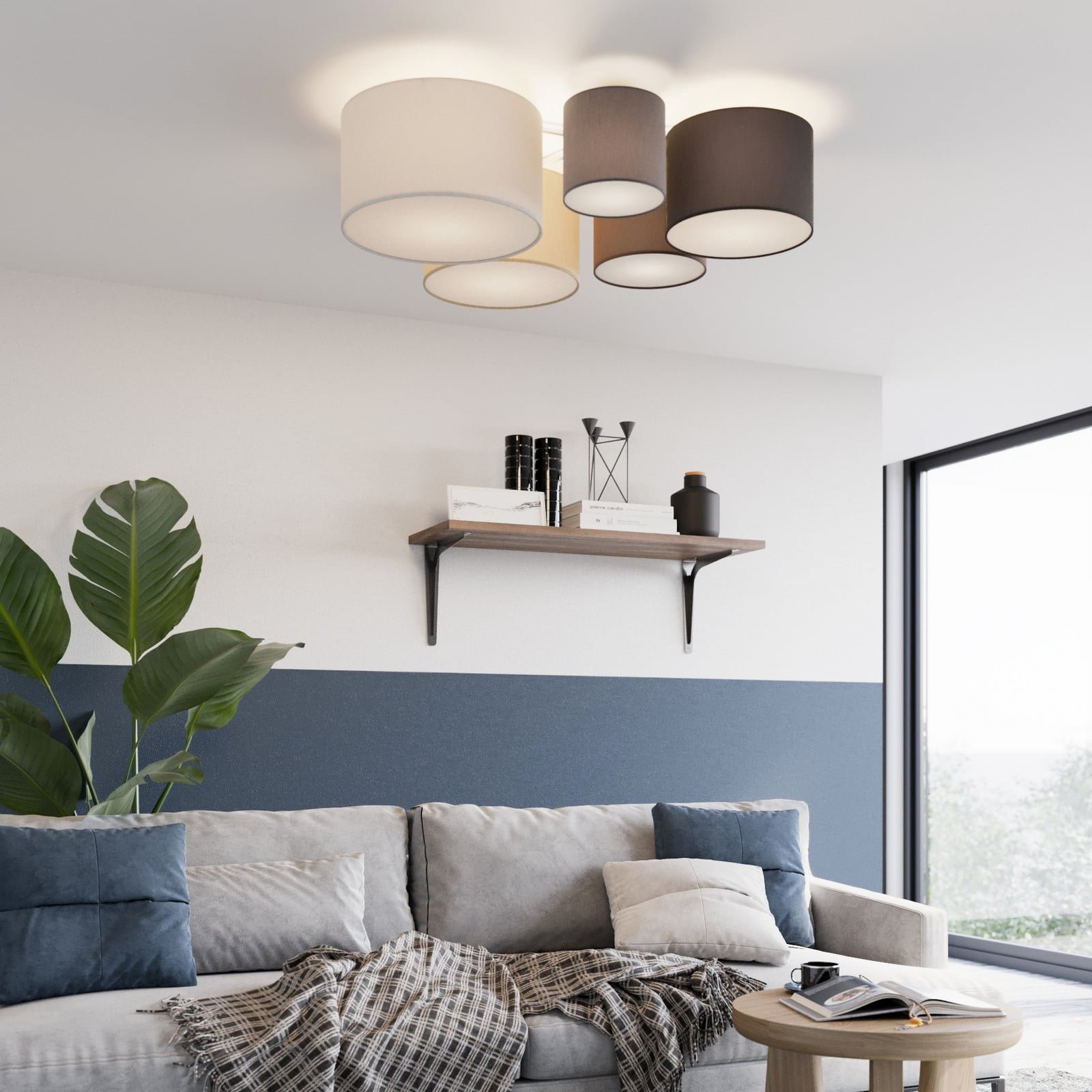 Laurenz 5 kattovalaisin ruskea/beige