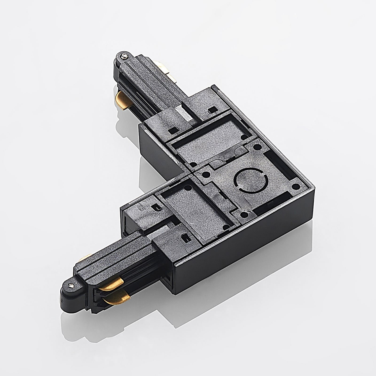 Linaro Track Corner Connector Musta