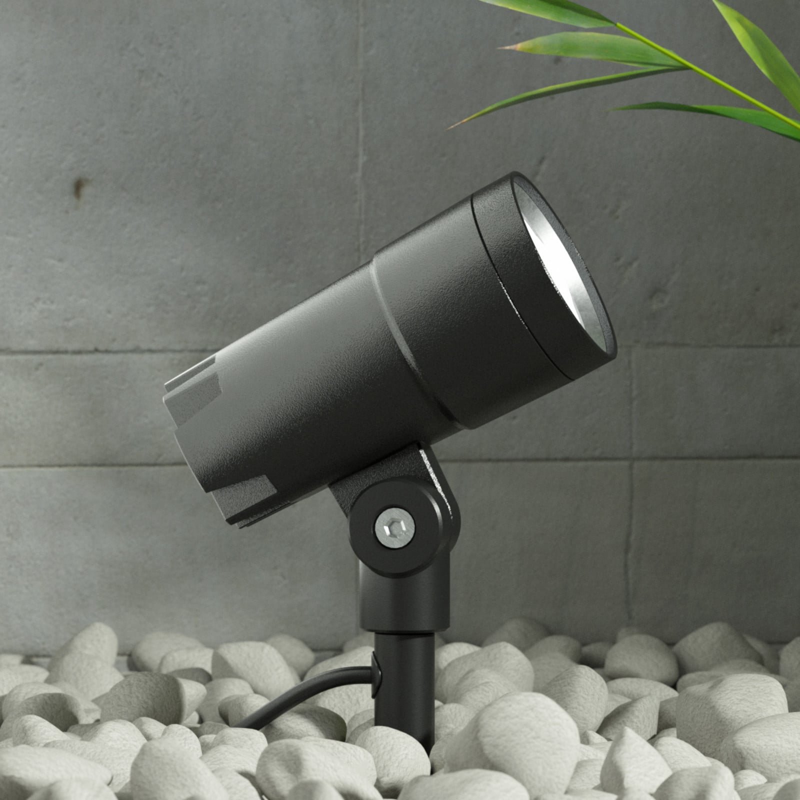 Daja Ulko Spot w/Spike Dark Grey