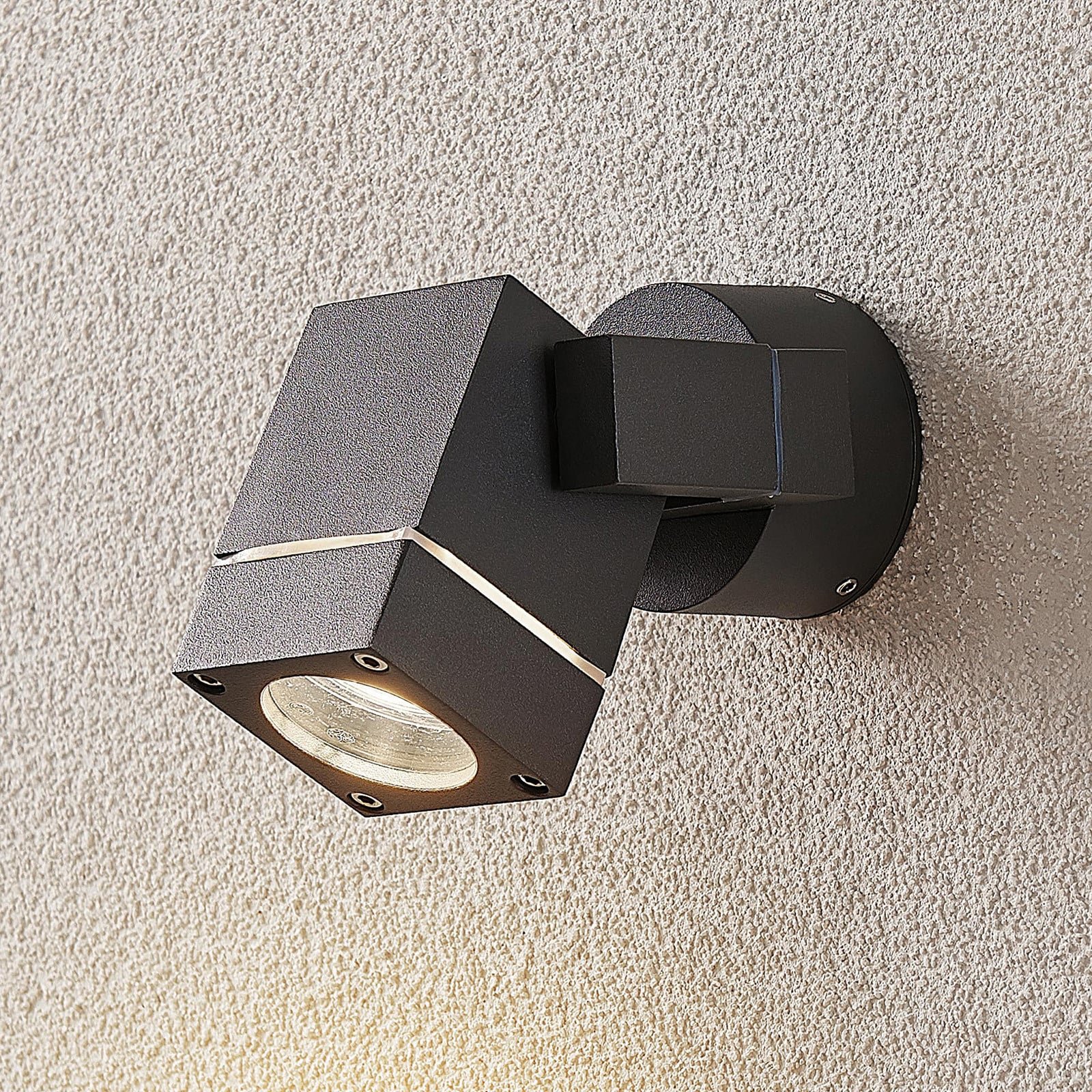 Kavuna Square Ulko Seinävalaisin Dark Grey