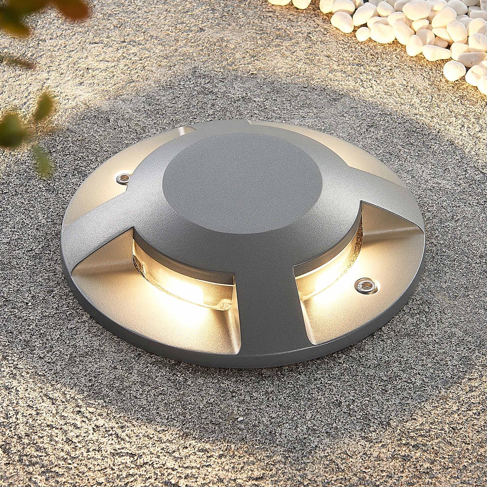 Jeffrey LED-lattiaspotti hopea 4 valonlähdettä