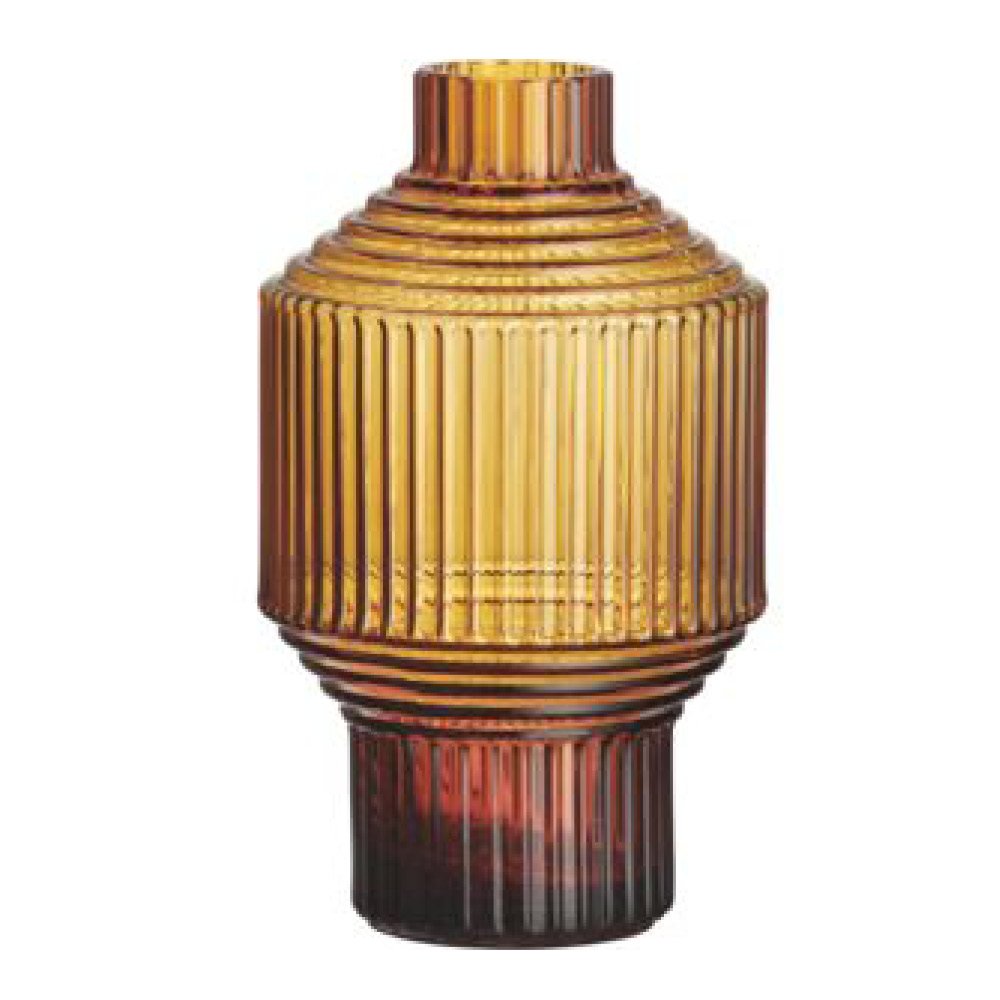 Pavilion Maljakko 13,4 cm Dark Amber