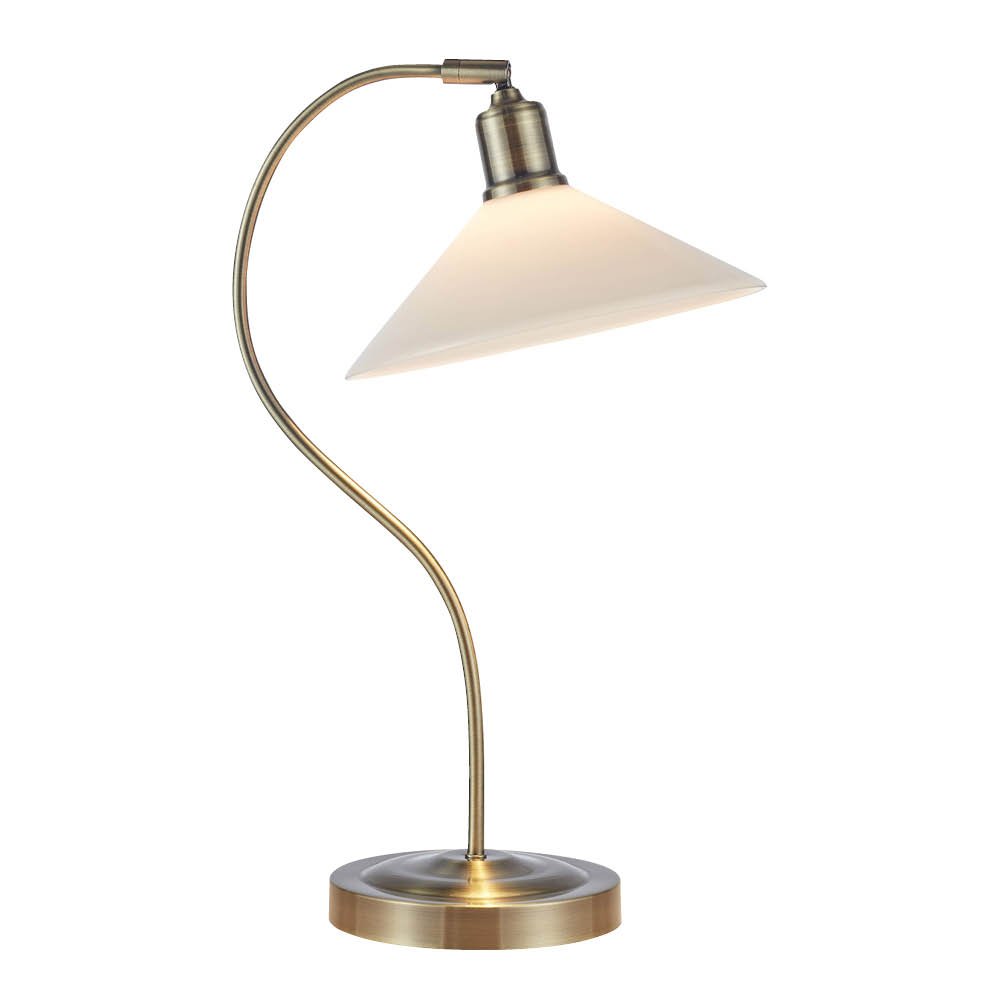 Vela Pöytävalaisin 49 cm Messinki/Valkoinen