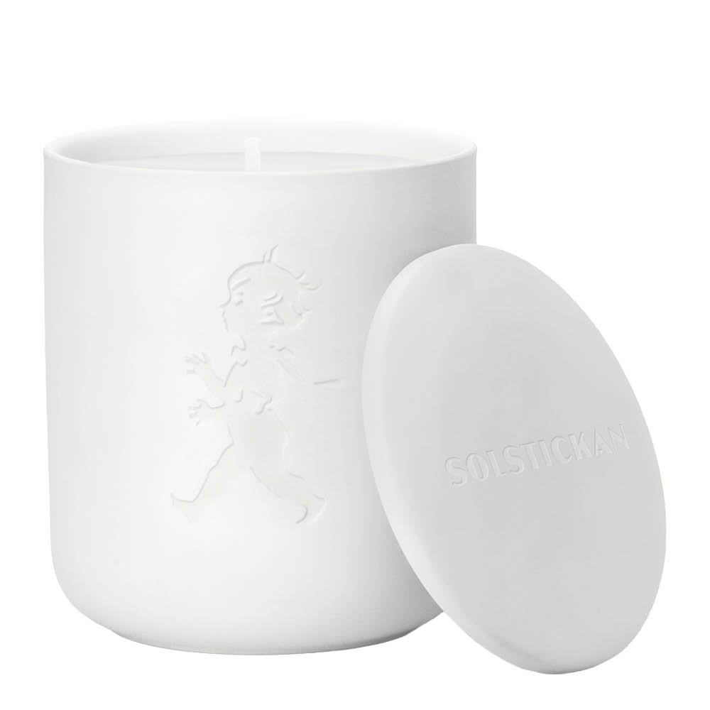 Solstickan Tuoksukynttilä sitruuna 9x7,5 cm Valkoinen