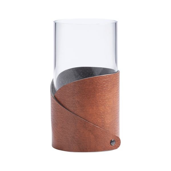 Fold Bull Maljakko 7,5x15 cm Cognac
