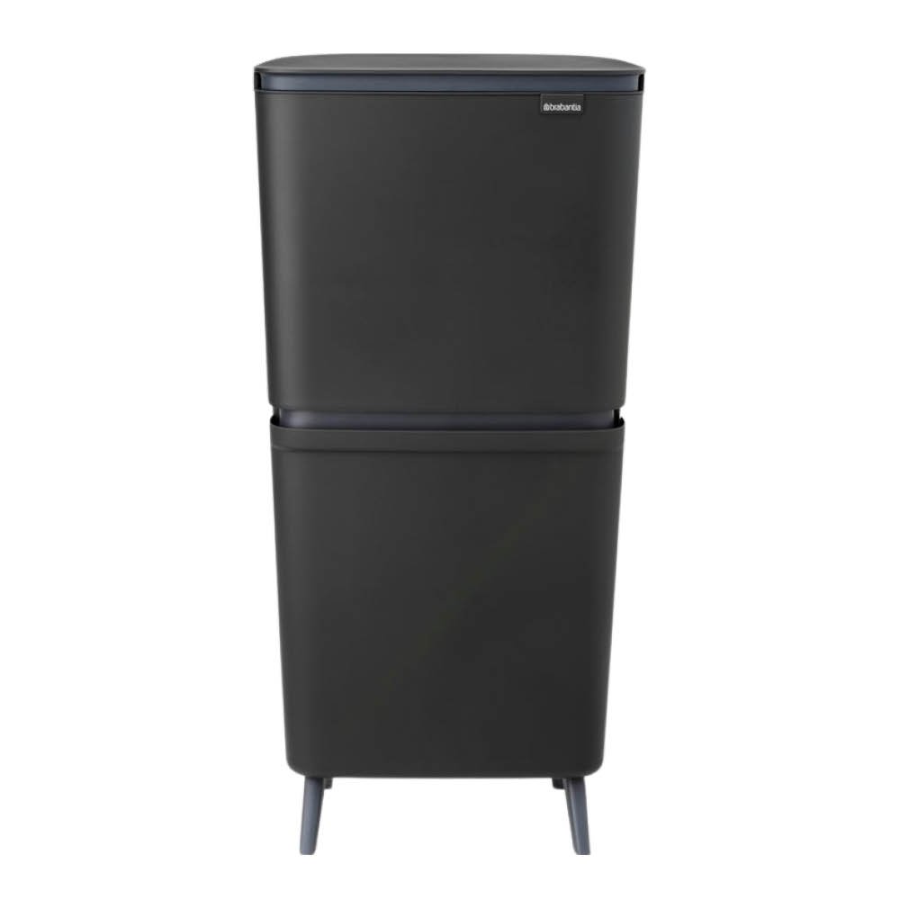SortUp Jäteastia 10+10+25 L Tummanharmaa