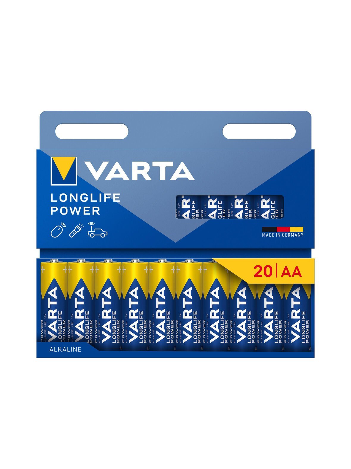 Varta longlife power aa -paristo 20 kpl