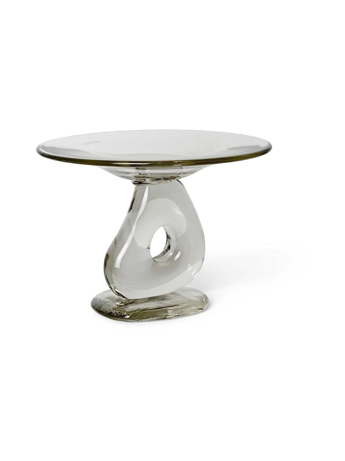 Damo glass centrepiece- jalallinen tarjoilulautanen