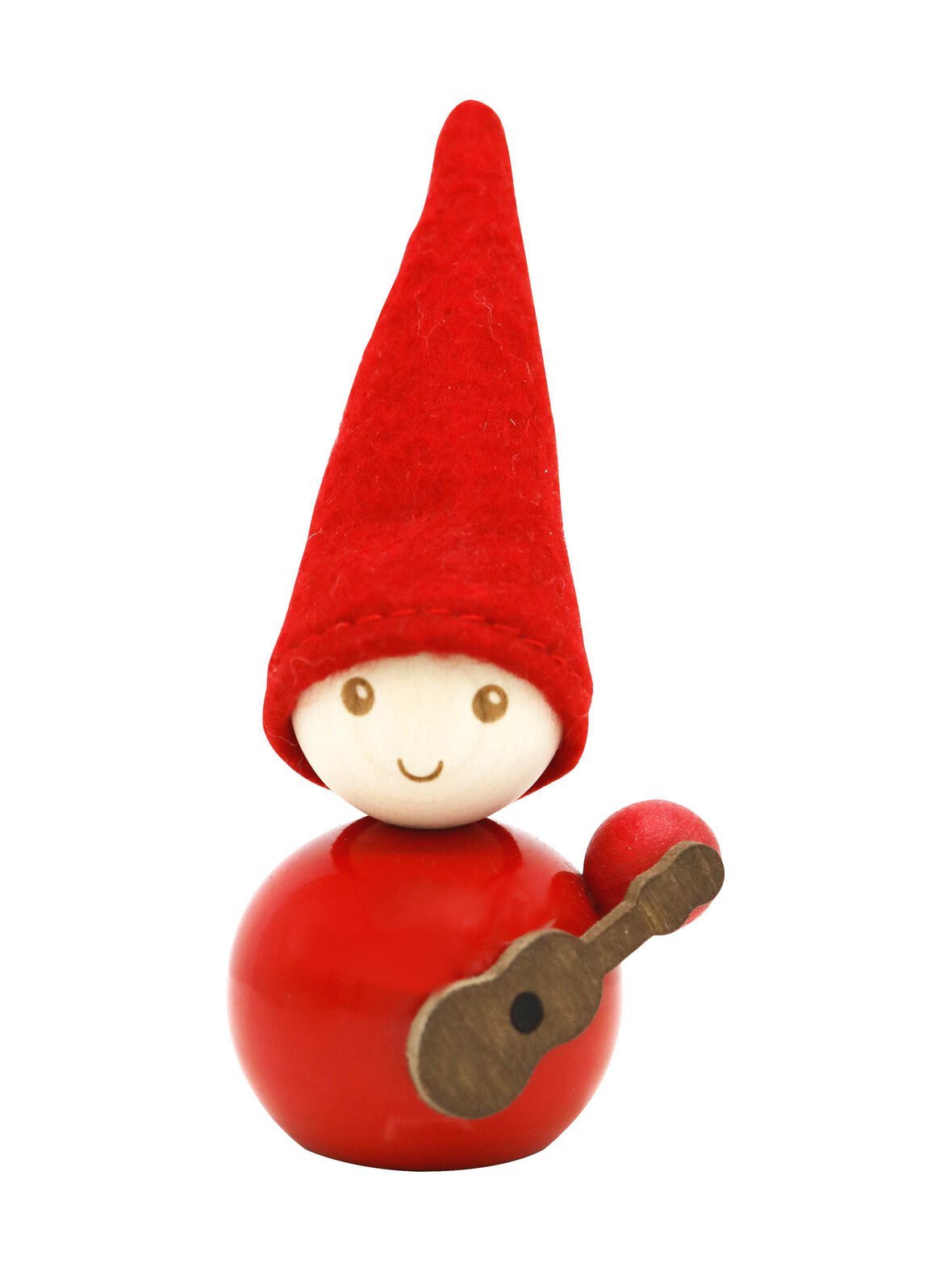 Tonttu guitar player -joulukoriste 9 cm