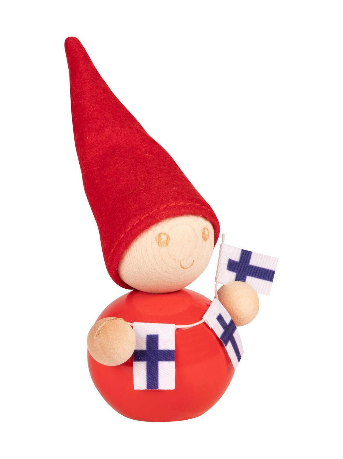 Tonttu suomen lippu -joulukoriste 11 cm