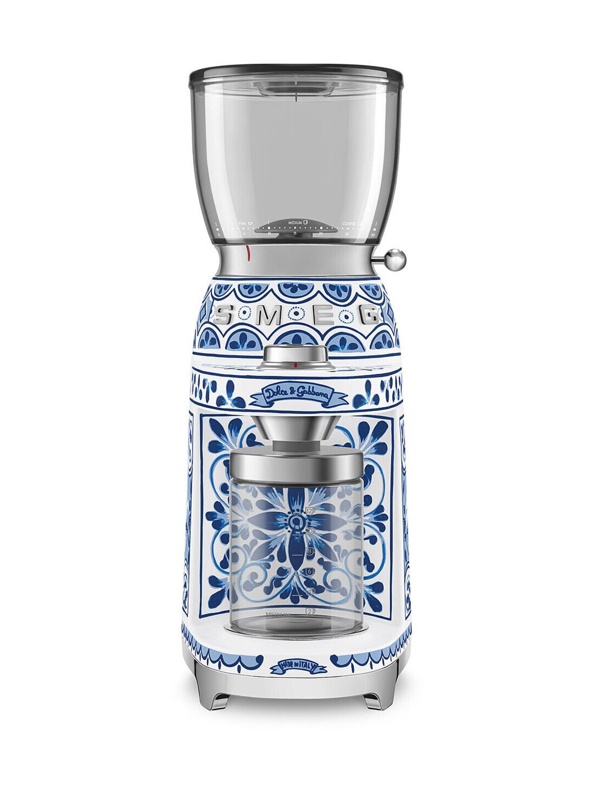 Smeg x dolce & gabbana ""blu mediterraneo"" -kahvimylly