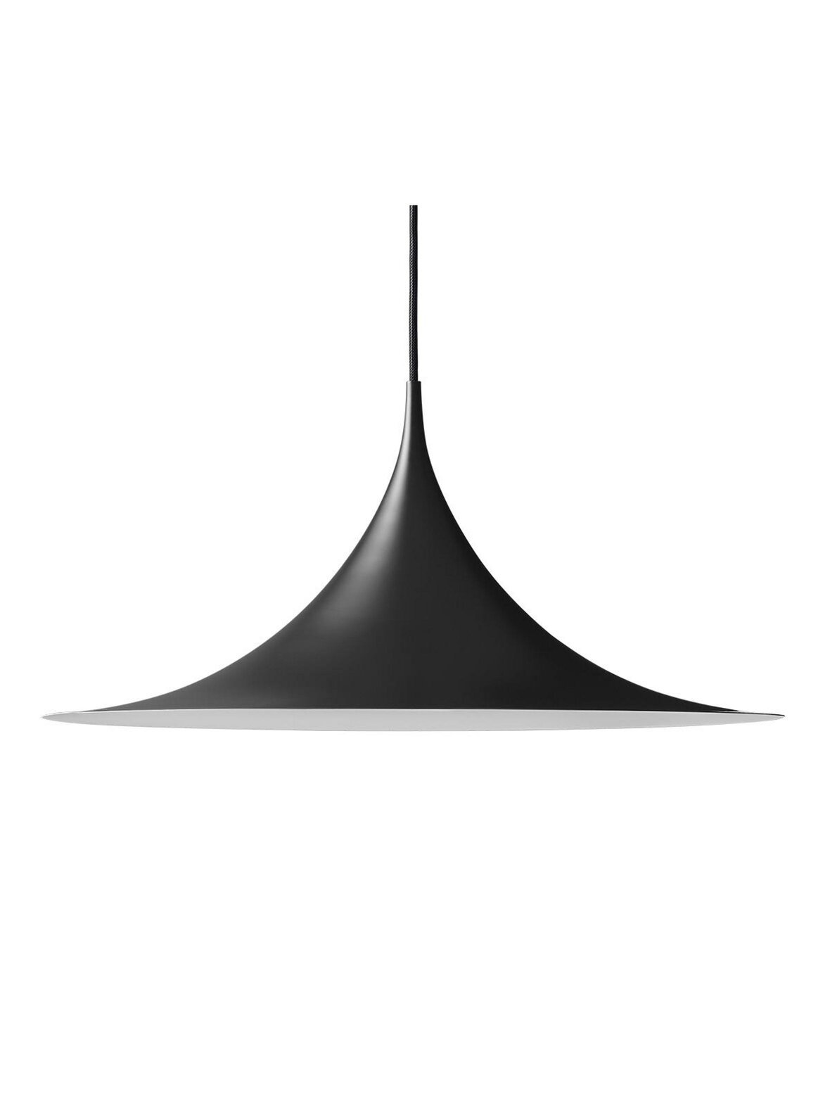 Semi-riippuvalaisin mattamusta ø 30 cm