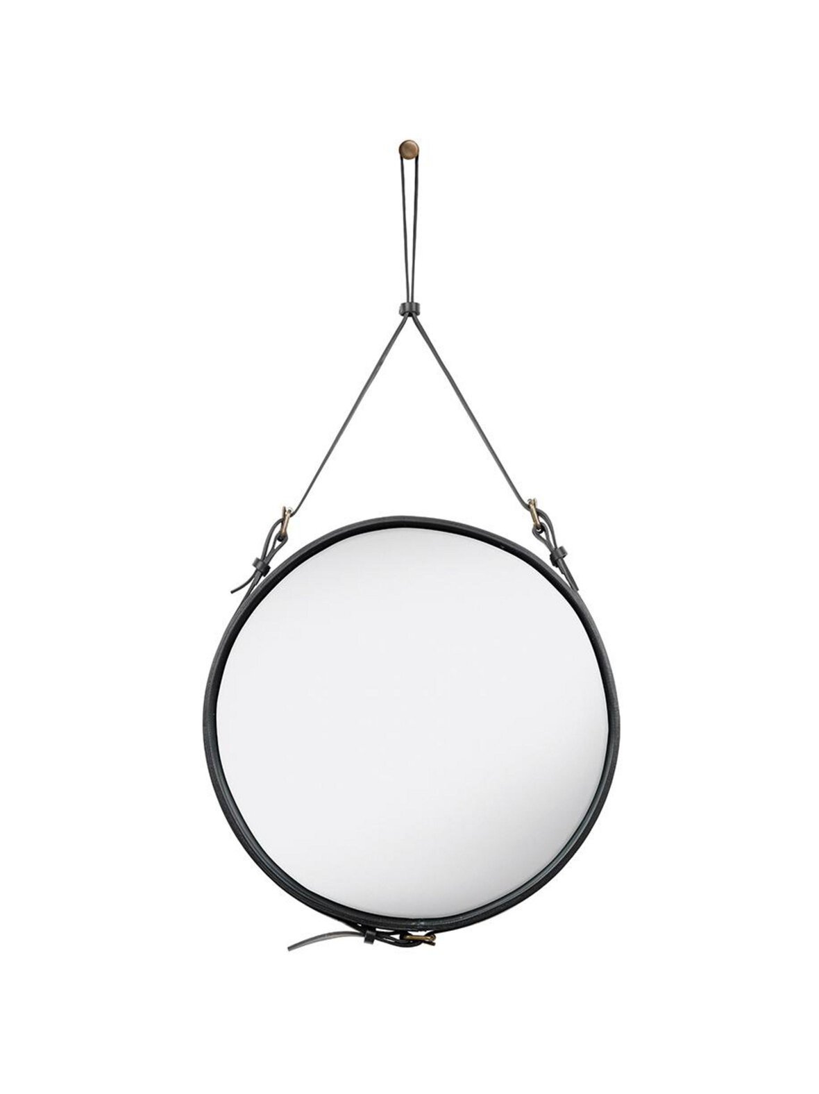 Adnet-peili musta nahka ø 58 cm