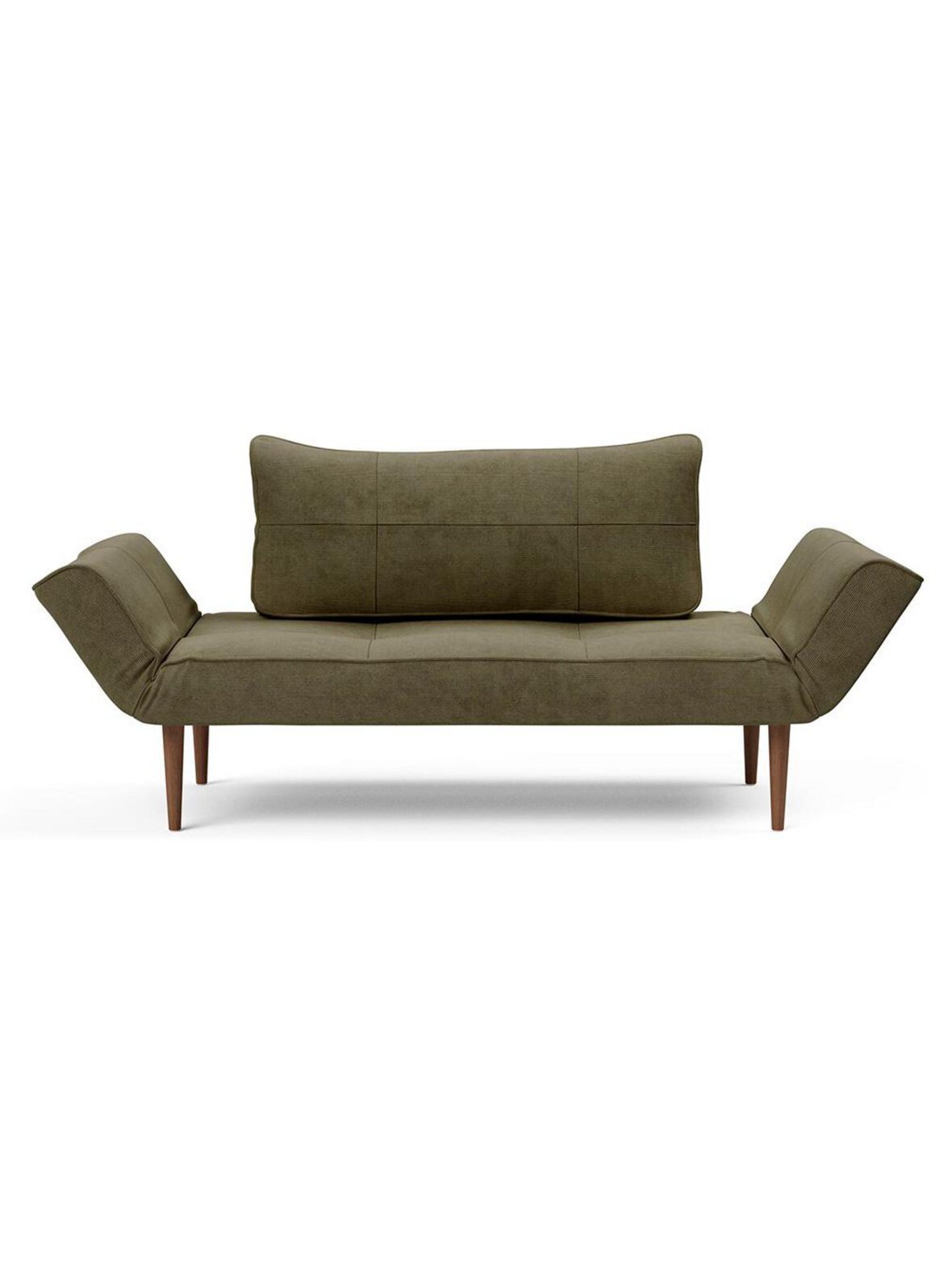 Zeal styletto -vuodesohva cordufine-kangas 316 pine green / tumma tammi