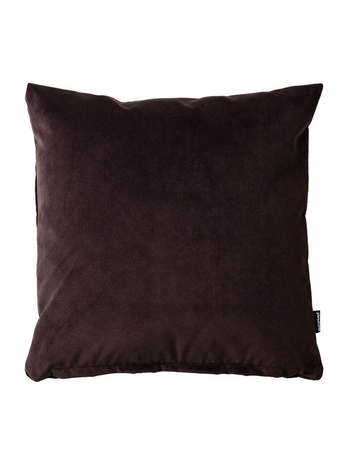 Velvet-tyyny tummasuklaa 43 x 43 cm