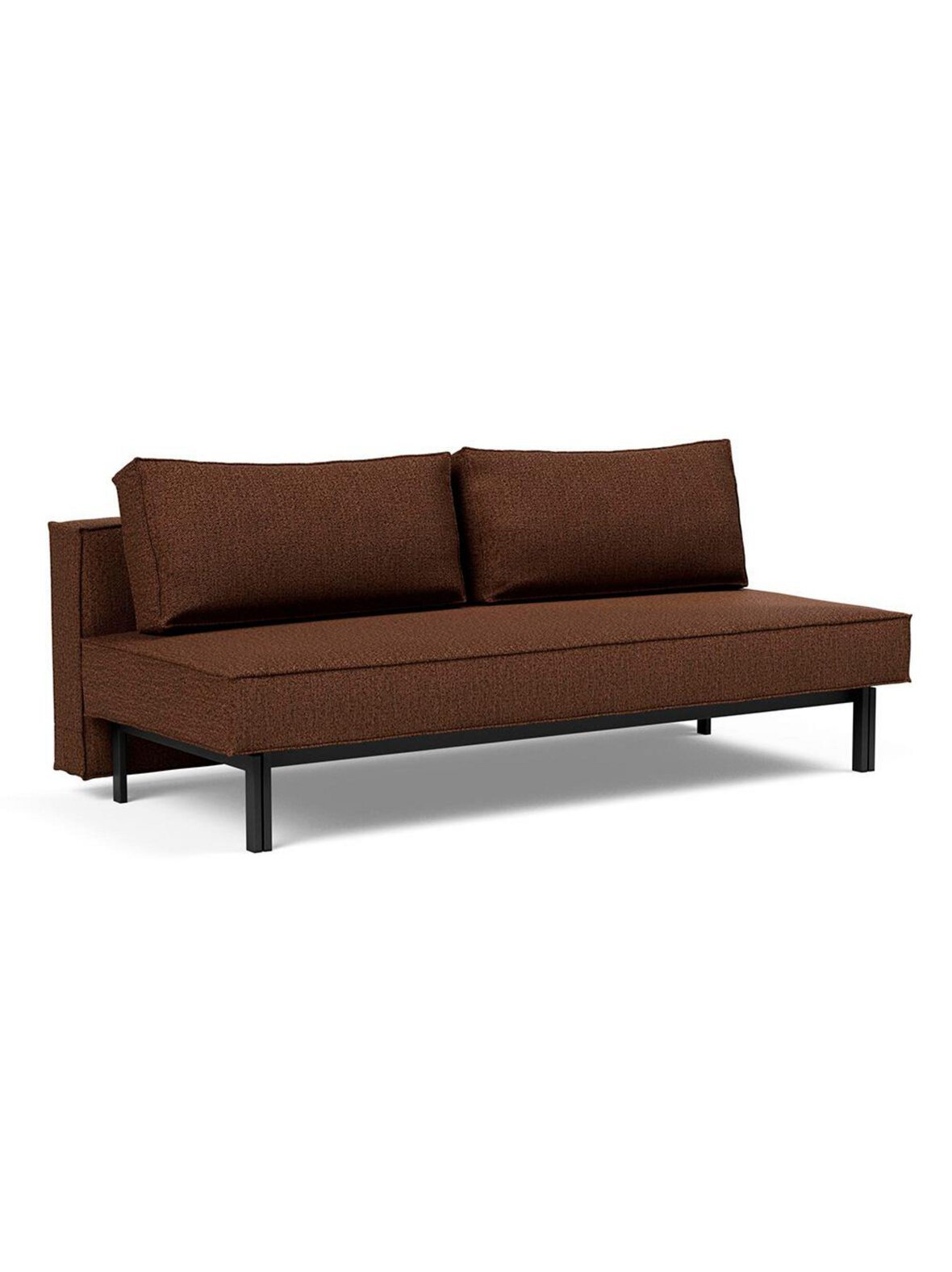 Sly-vuodesohva taura-kangas cappuccino 359 / musta l 200 cm