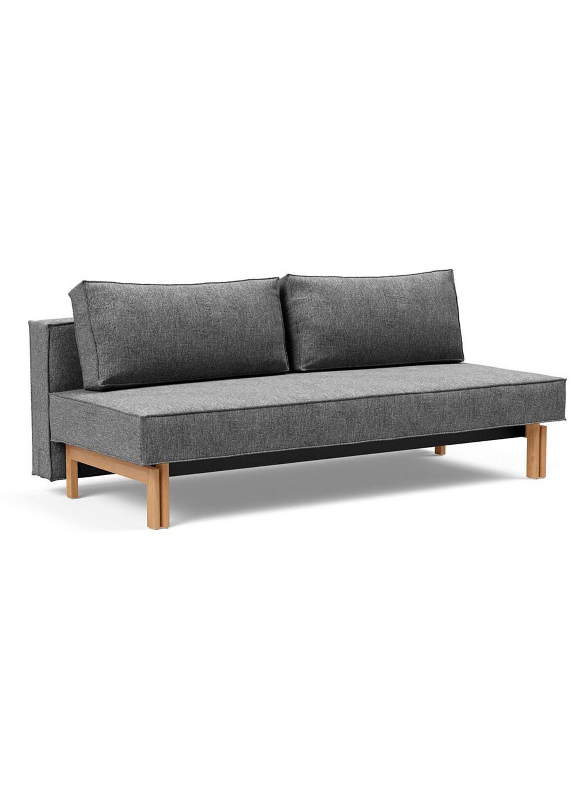 Sly-vuodesohva twist-kangas charcoal 563 / tammi l 200 cm