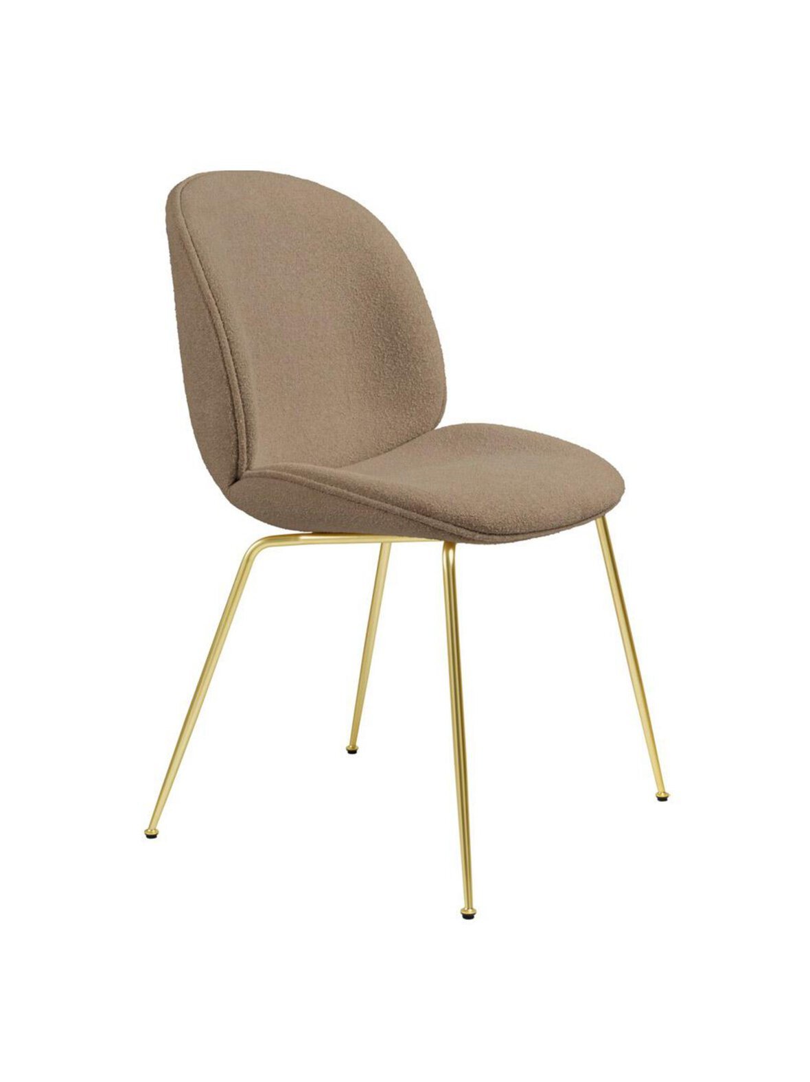 Beetle-tuoli bouclé-kangas beige