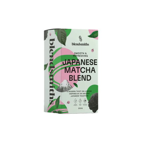 Japanilainen matcha-teesekoitus Blendsmiths, 250 g