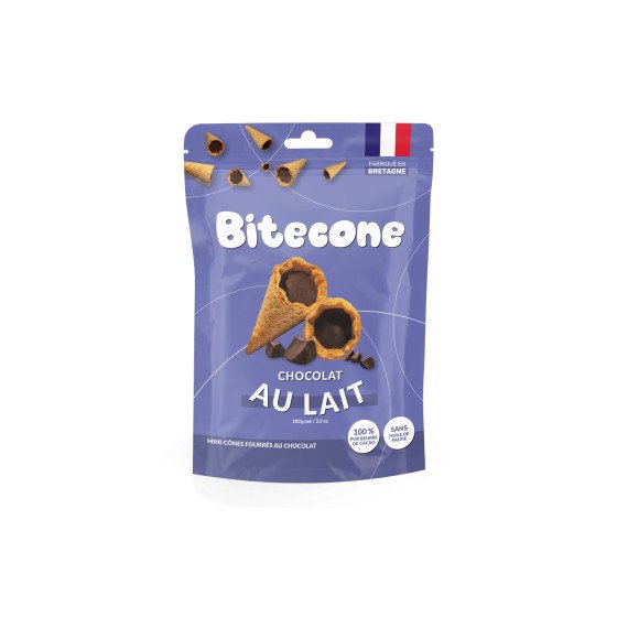Bitecone minitötteröt maitosuklaatäytteellä, 100 g