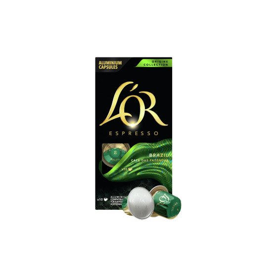 Kahvikapselit L'OR BRAZIL, 10 kpl.
