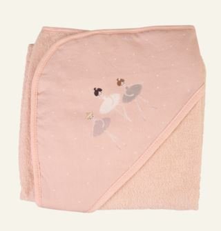 Ballerina huppupyyhe roosa
