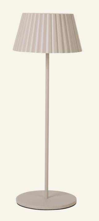 Nymera LED-pöytälamppu beige