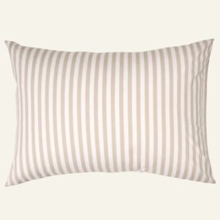 Classic stripe tyynyliina puuvillaa beige