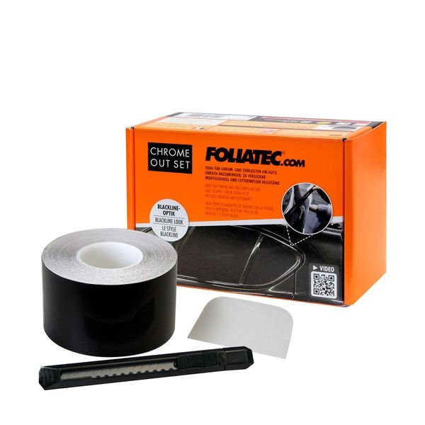Chrome Delete -setti FOLIATEC, Black Matte