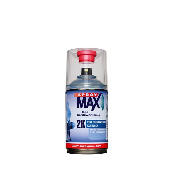 Ajovalojen suoja-aine SPRAY MAX 2K Headlight Clear Coat, 250 ml