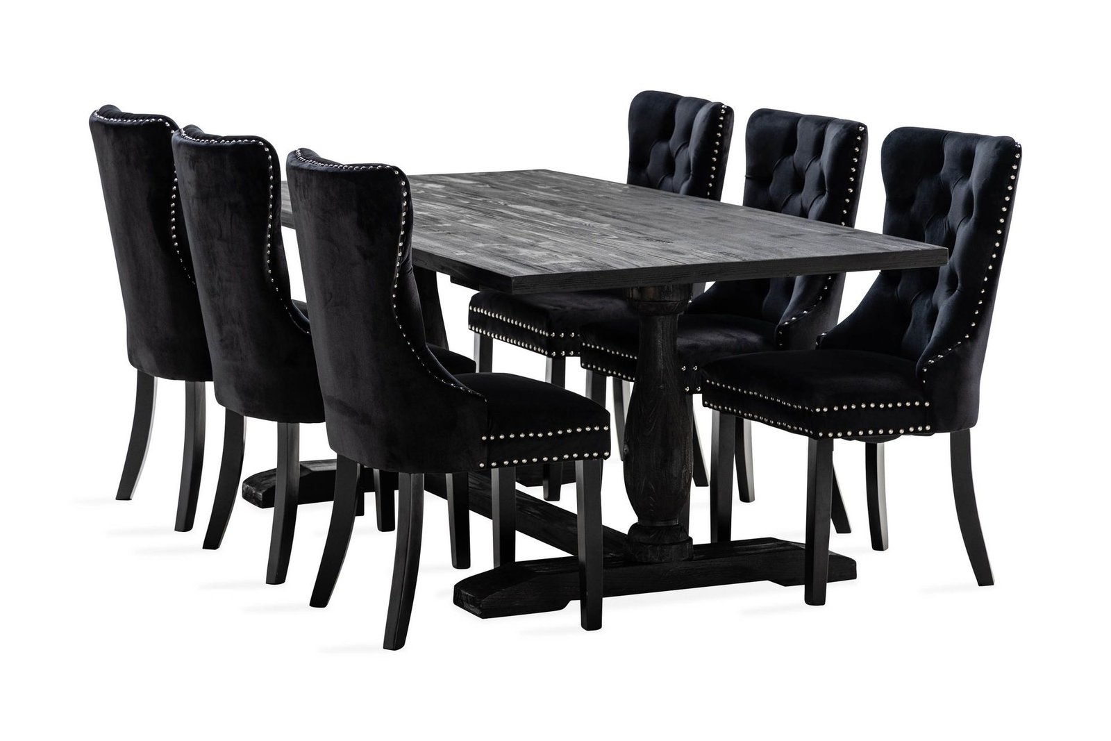 Ruokailuryhmä Suzon 200 cm 6 Lossmen tuolia