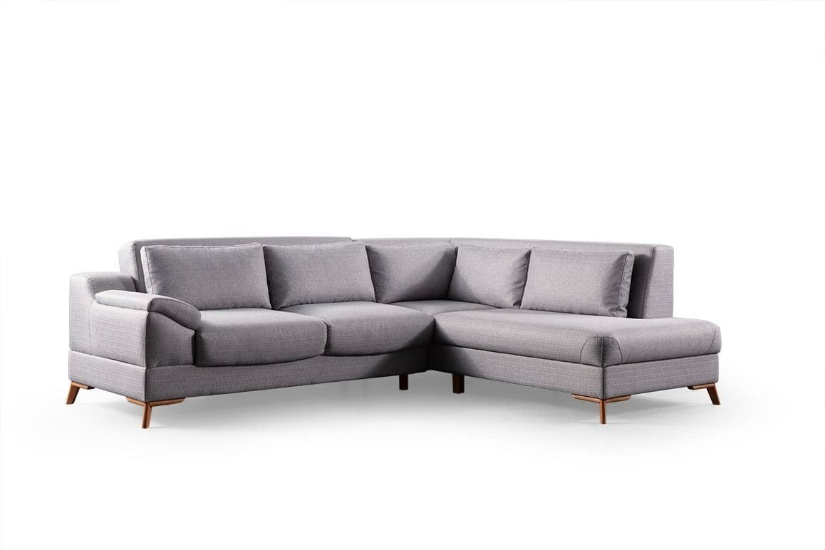 Kulmasohva-vuode Atelier Del Sofa Aqua Grey (225275 x 100 x 90 cm)