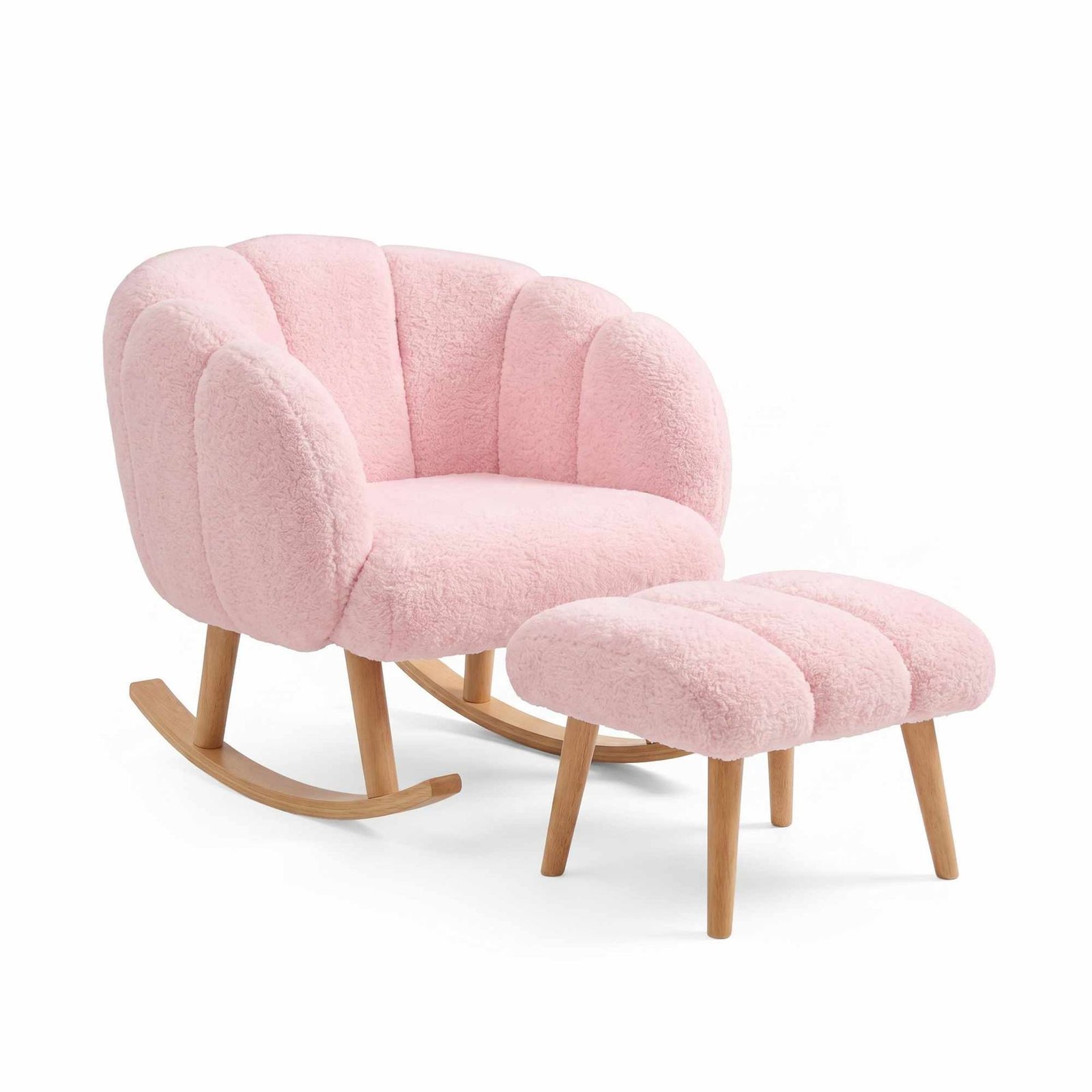 Korvatuoli- ja rahi-setti (2 osaa) Atelier Del Sofa Lotus (70 x 94 x 42 cm)  -