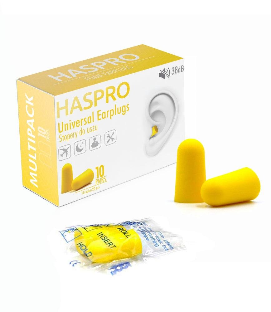 Haspro Universal Korvatulpat Keltainen paria