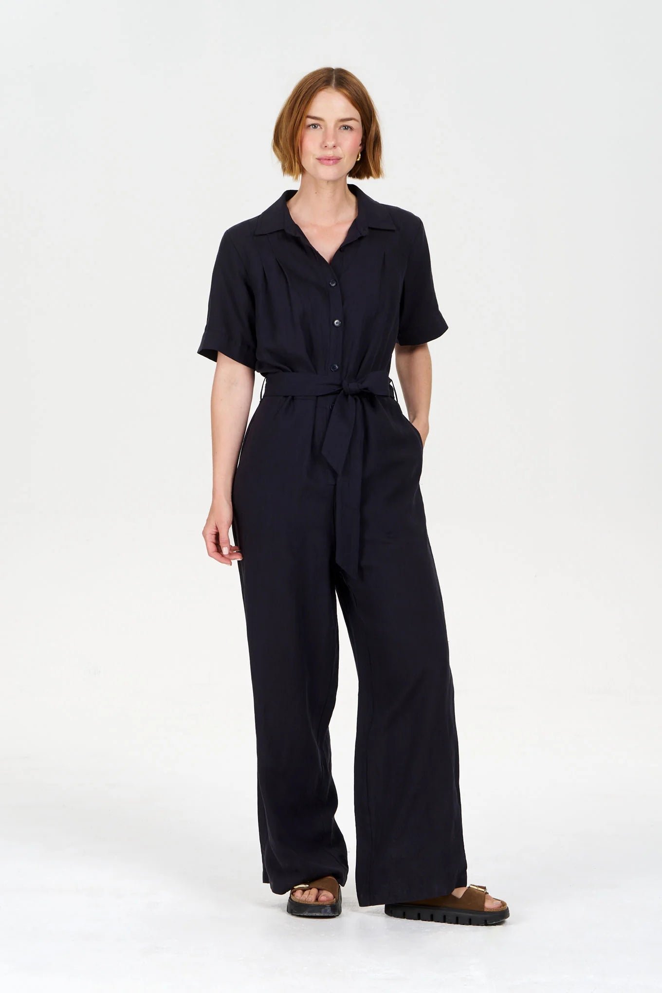 Amarie Jumpsuit Tummansininen