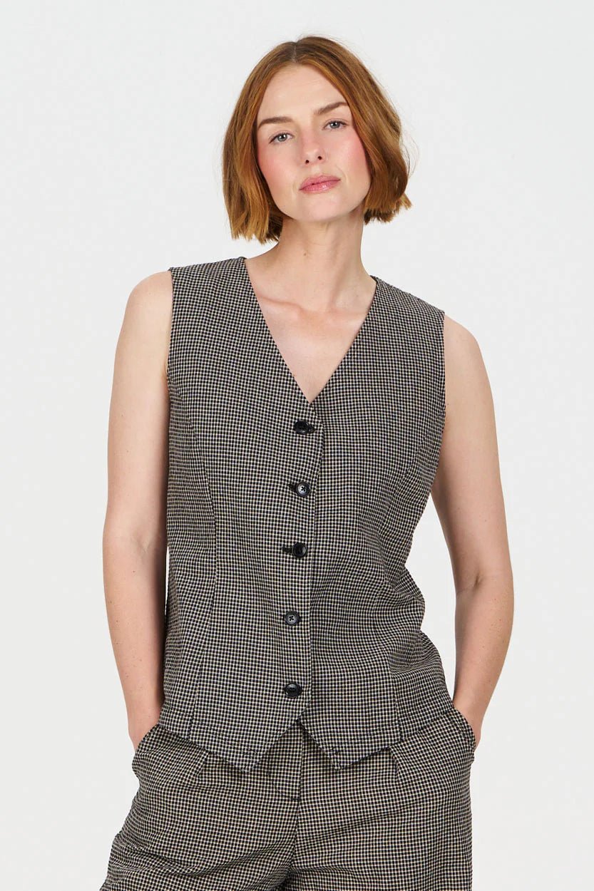 Tessa Vest Check