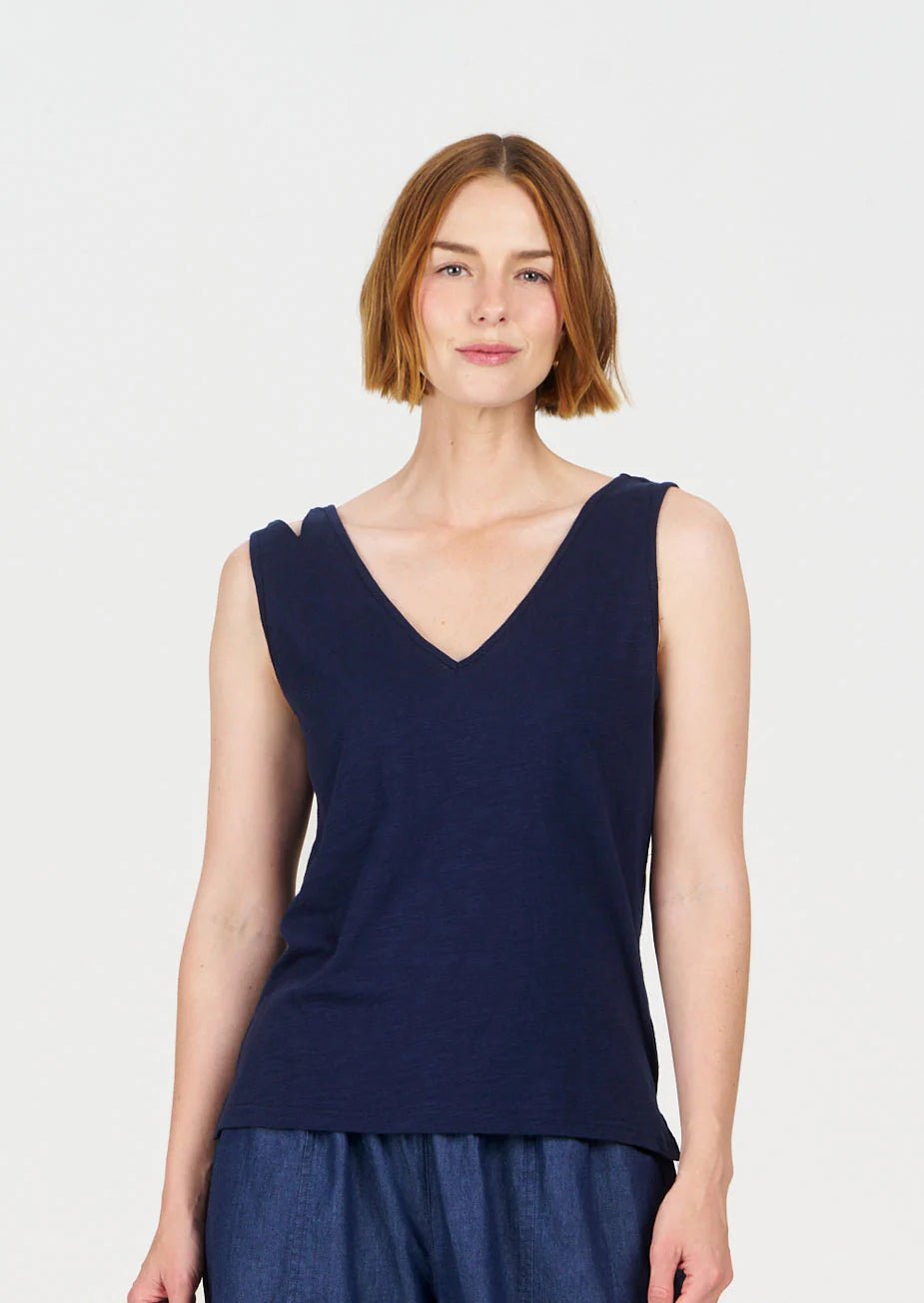 Mala Vest Navy Blue